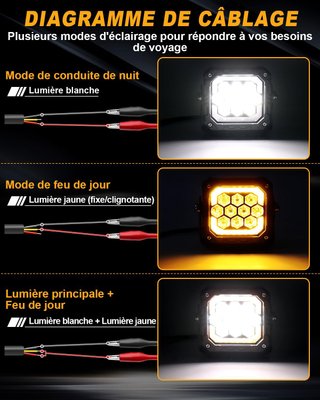 Foco LED trabajo 12V/24V ECE IP68 NUEVO