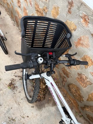 Bicicleta Boomerang Blanca con Cesta