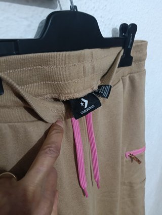 Sudadera Converse niña marron mariposa