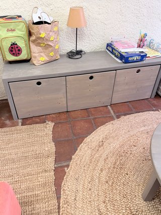 Mesa y Sofá Infantil Madera