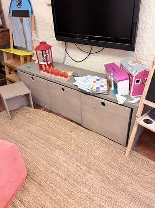 Mesa y Sofá Infantil Madera