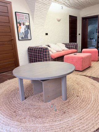 Mesa y Sofá Infantil Madera