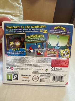 Bob Esponja El Garabato Nintendo 3DS