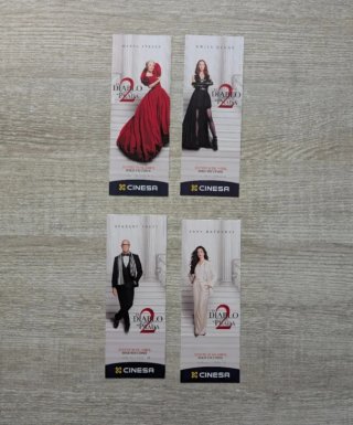 Pack 4 marcapáginas El diablo viste de Prada