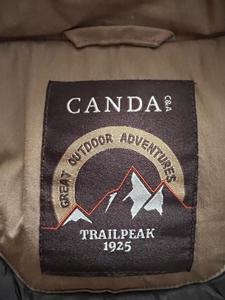 Parka marron hombre