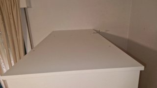 Armario 3 puertas IKEA blanco con espejo