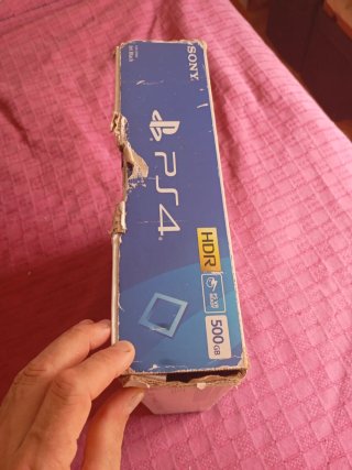 Scatola PS4 (PlayStation 4) 500GB Jet Black originale