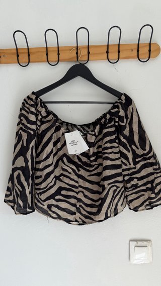 Blusa/top H&M 100% lino