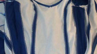Vestido Gitana Azul con Volantes