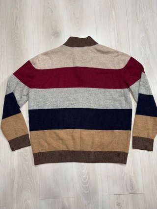 Jersey Lacoste Lana Cremallera Tricolor