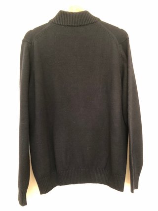 Maglione blu Navigare Uomo Zip Nero