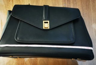 Bolso Mango Negro Piel Sintética
