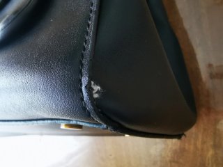 Bolso Mango Negro Piel Sintética