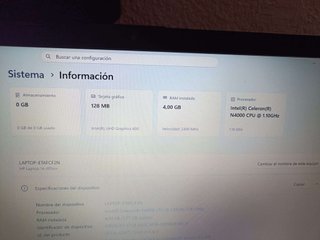 Portátil HP Blanco