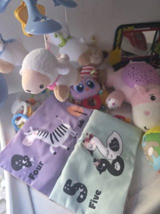 Lote Juguetes Bebé móvil cuna, Peluches y Sonajero