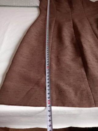 Vestido marrón elegante