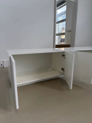 Mueble TV blanco moderno