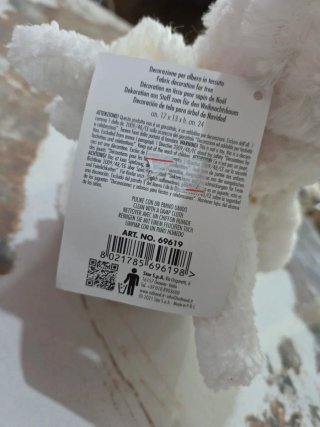 Bambola d Angelo con viso in porcellana