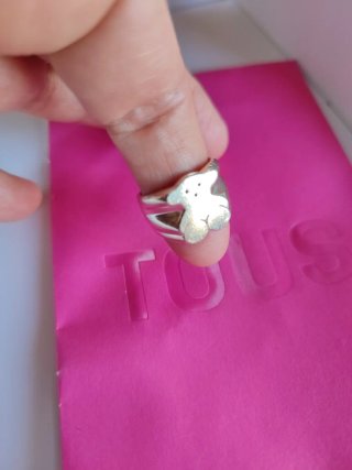 Anillo Tous Oso Plata