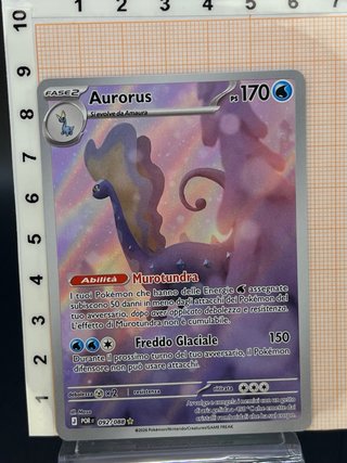Pokemon Card: Aurorus (POR 092) Equilibrio Perfett
