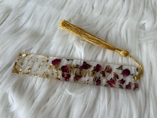 Llavero Corazón Stitch Resina Dorado