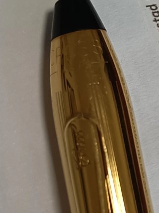 Bolígrafo CROSS Vintage Chapado en Oro