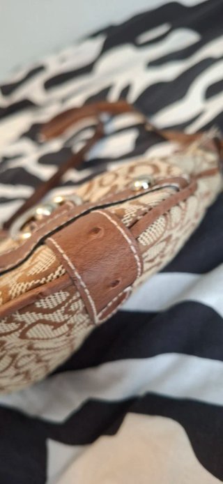 Borsa Guess tracolla beige/marrone
