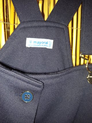 Vestido Peto Mayoral Azul