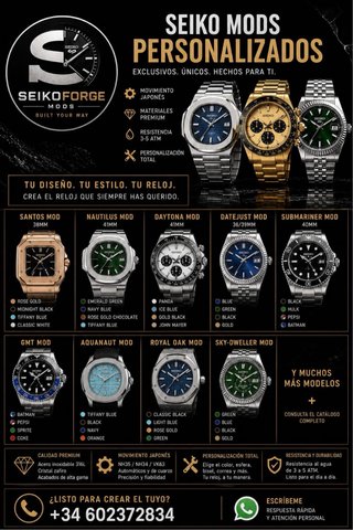 Seiko Mods Personalizados