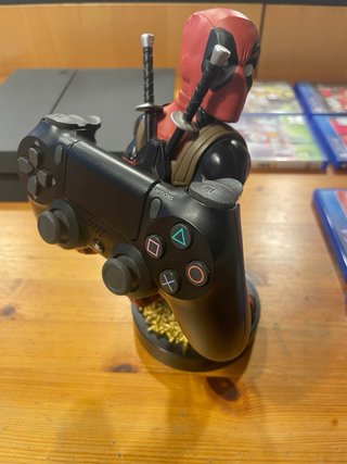 PS4 (PlayStation 4) + Mando con soporte + Juegos