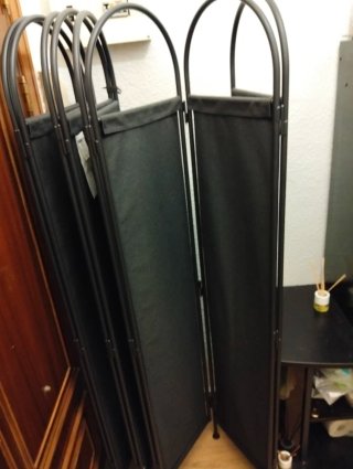 Biombo plegable negro por WhatsApp  +34680555255