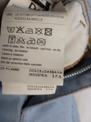 Dolce & Gabbana Jeans Primavera Azzurri