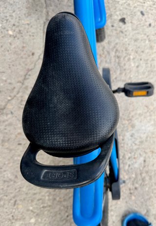 Bicicleta infantil azul