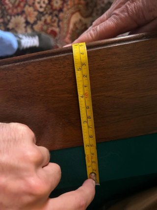 Mesa de billar francés en madera de roble