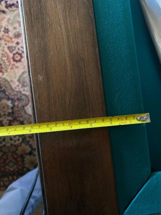 Mesa de billar francés en madera de roble
