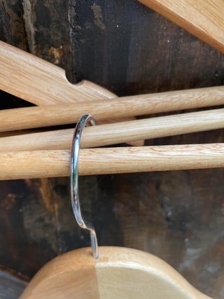 5 Perchas Madera Marrón