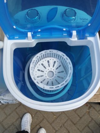 Lavadora portátil Briebe WM1140BLU