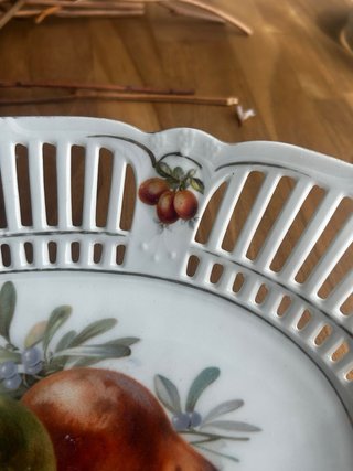 Frutero Porcelana Bavaria Frutas
