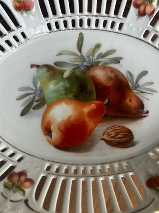 Frutero Porcelana Bavaria Frutas
