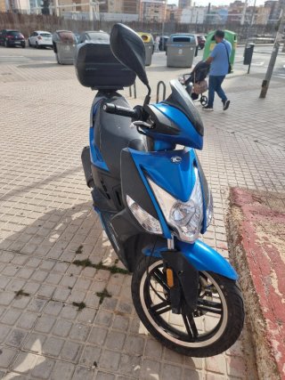 Ciclomotor Kymco Scooter Azul/Negro