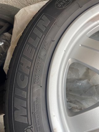 Llantas audi y newmaticos Michelin 225/50/R17