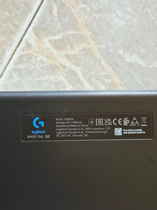 Tastiera Logitech Nera