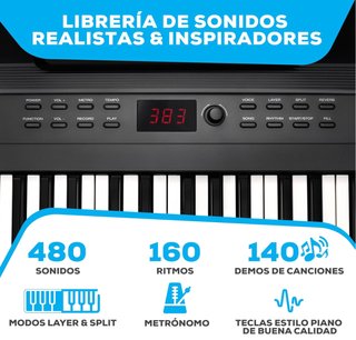 Alesis Teclado 88 Teclas 480 Sonidos