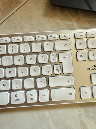 Tastiera Gaming BLUESTORK Argento/Bianco