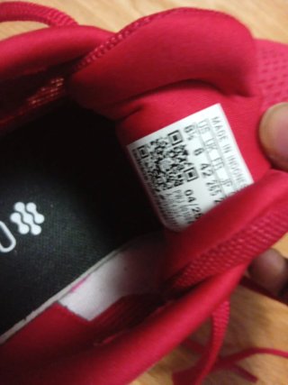 Zapatillas Nike Rojas y Plateadas