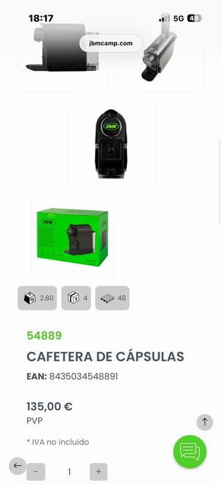 Cafetera JBM