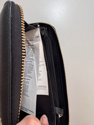 Portafoglio grande Valentino nero Di marca