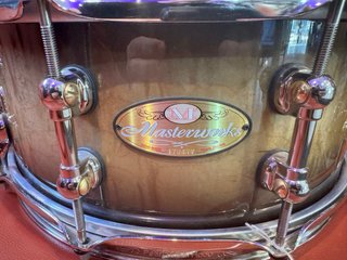 Caja Pearl Masterworks 14x6 Curly Maple Custom