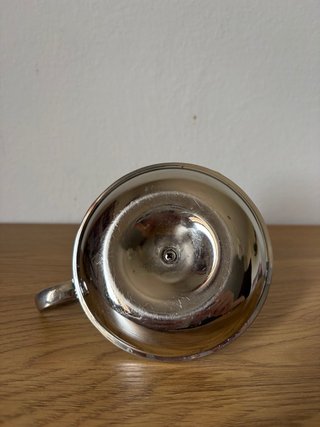Portacandela vintage "bugia" in metallo argentato