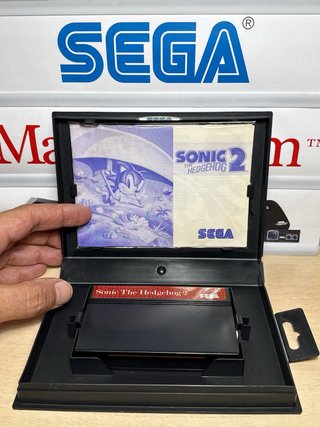 Sonic 2 SEGA Master System Caja y Manual